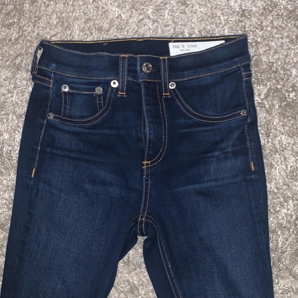 Rag & Bone High Rise Ankle Skinny - size 23